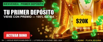Incredible bonus on first deposit